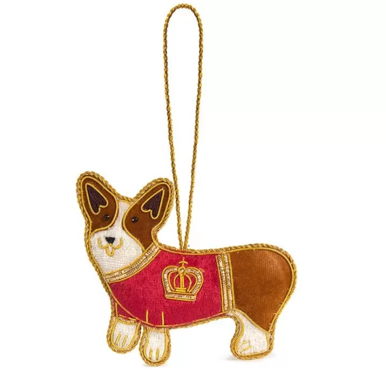 Royal Collection Shop Buckingham Palace Corgi In Coat Decoration | Decorations