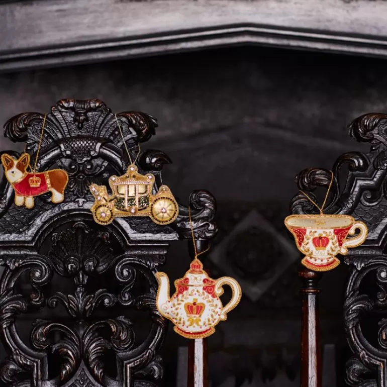 Royal Collection Shop Buckingham Palace Corgi In Coat Decoration | Decorations